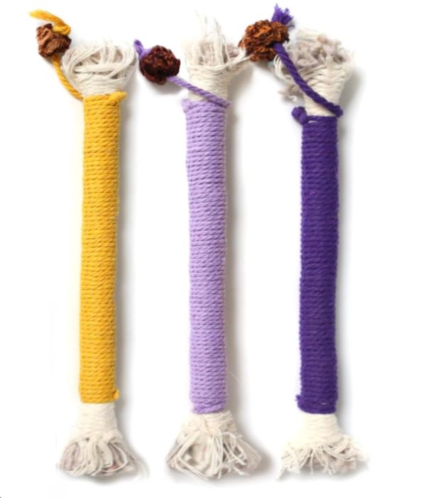 Ledorr Pet Products 6 Pack Silvervine Catnip Chew Toys